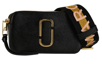 The Snapshot, &pound;160, Handbags, Black/Cream, Leather, Front view